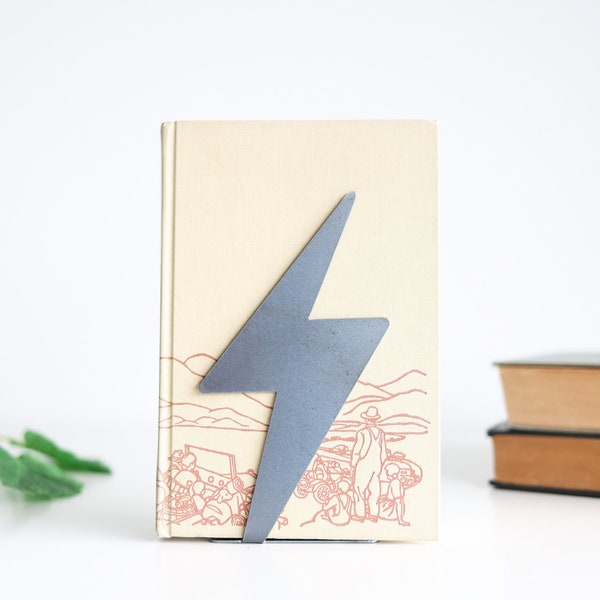 Fermalibri Lightning Bolt / organizzazione libreria fermalibri alleggerita Harry Potter collezione di libri per la casa arredamento per la casa reggilibri per bambini