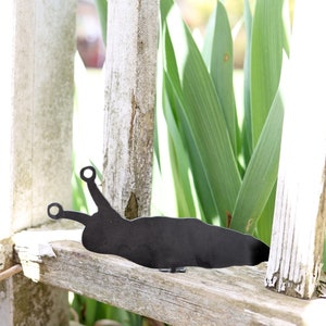 Slug Statue |  garden slug outdoor decor bird art rustic outdoor cottagecore home