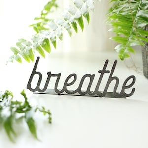 Breathe Wort Zeichen |  Ein schönes Geschenk für sie, lustiges Geschenk für sie, lustiges Geschenk für sie, lustiges Geschenk für sie, lustiges Geschenk für sie, lustiges Geschenk zur Geburt