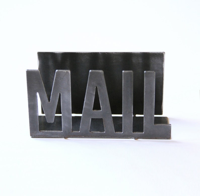 Metal Mail Organizer entryway organizer work from home gift office mail holder organizer mail sorter desk decor image 5