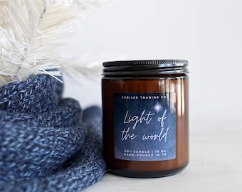 Light Of The World" Candle