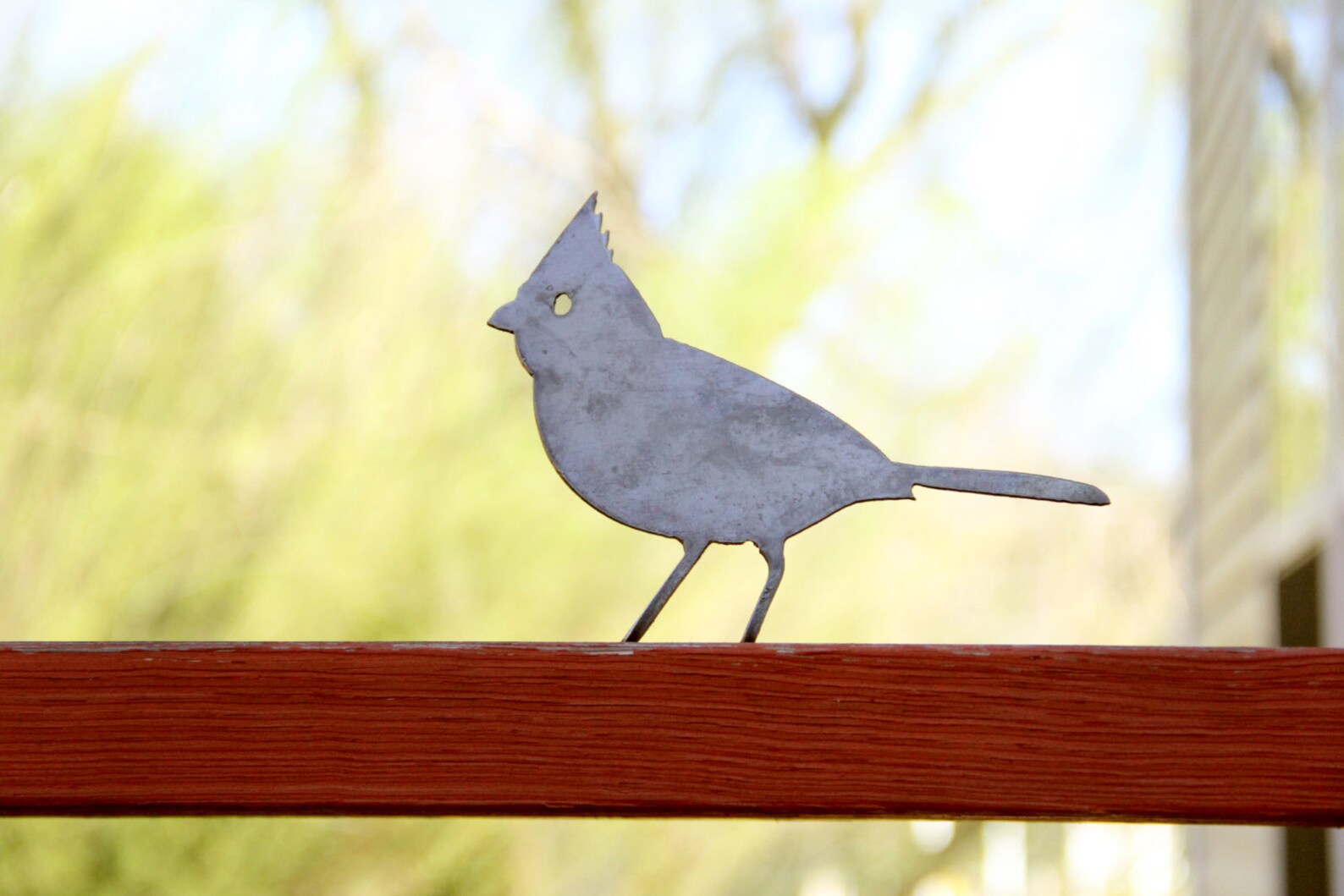 Metal Bird Cardinal Statue bird decor yard art garden gift Etsy