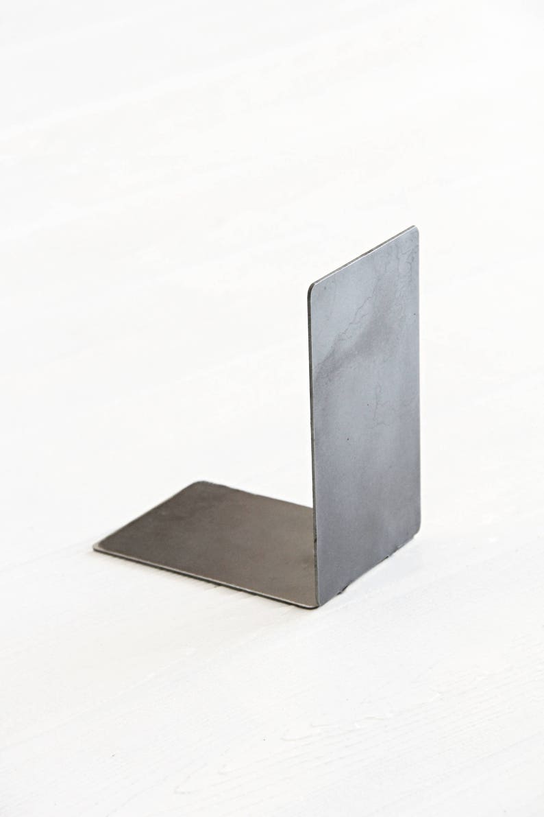 Metal Bookend Home Office Bookend Simple Bookshelf Organizer Etsy