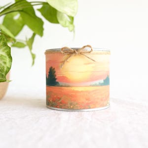 Citronella Candle |  outdoor bug repellent candle | lemongrass scent | soy wax | natural fragrance | hand-poured | backyard camping candle