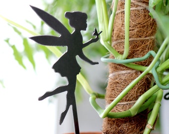 Fairy Plant Stake |  fairy plant stake plant lover gift houseplant accessory garden lover plant pot stake decor