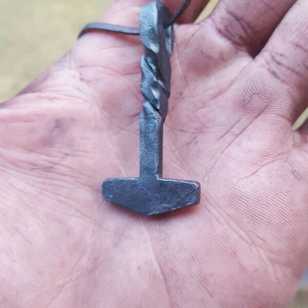 Jonathan Perry; 3 Hand forged Mjolnir (Thors hammers)