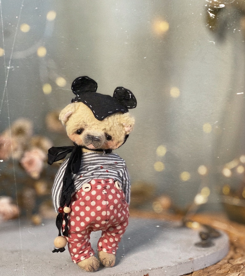 Stuffed Teddy Bear Artist Teddy Bear Memory Bear Toy - Etsy