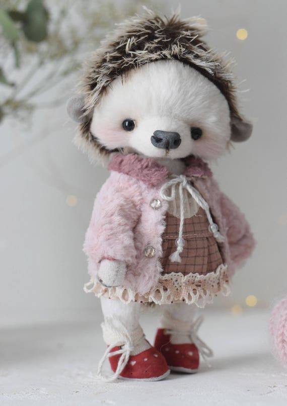 kawaii hedgehog plush