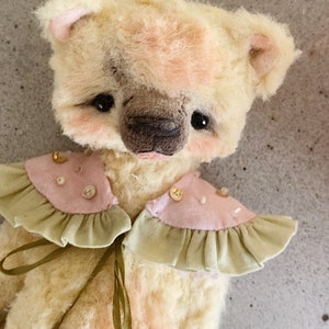 Stuffed teddy bear, Artist teddy bear toy, memory bear, bear for her, for gift zdjęcie 4
