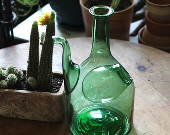 Italian Green Glass Etsy