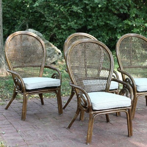 Scroll Rattan Chair Etsy