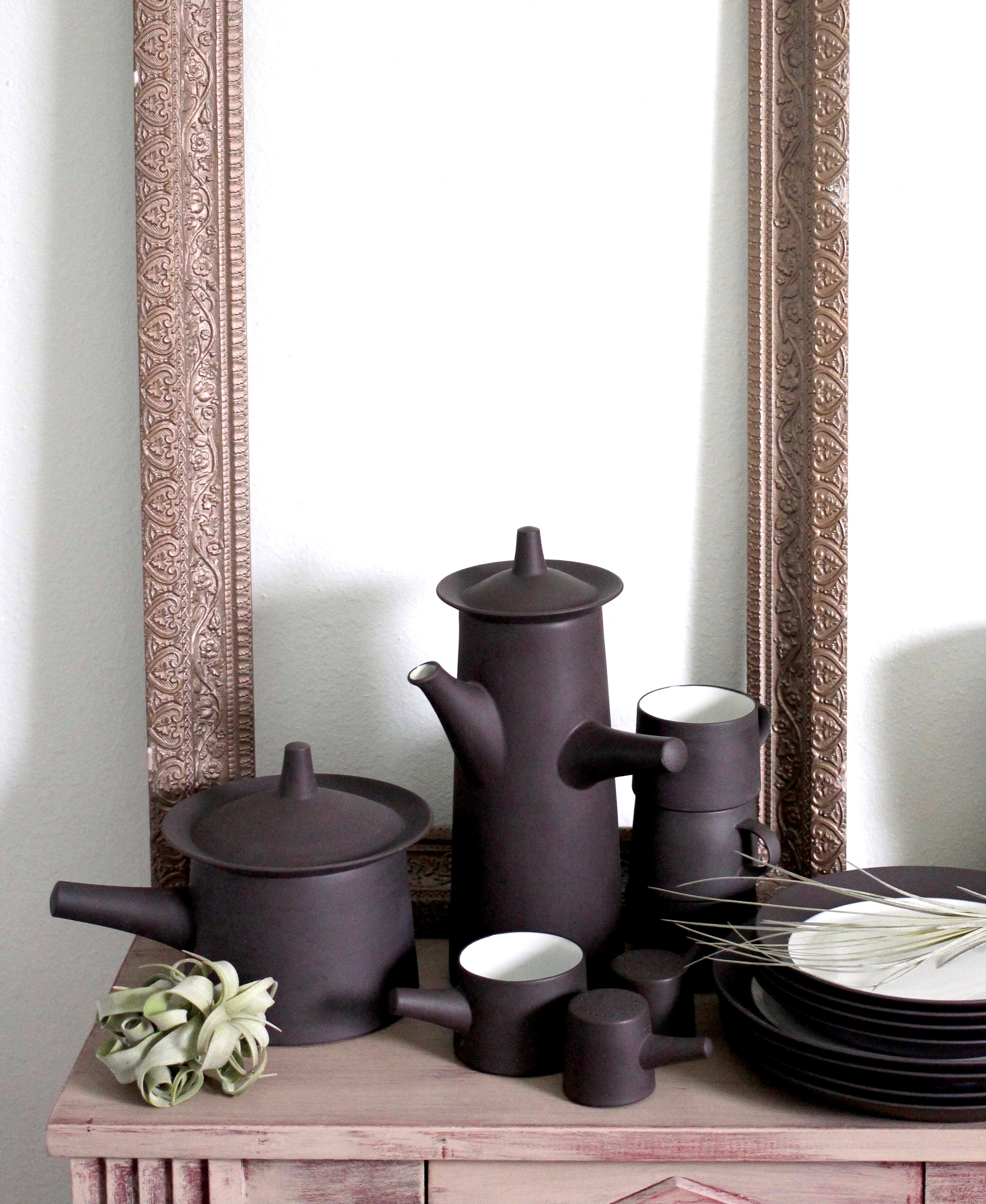 Rare Hot Chocolate Pot Designed by Jens Quistgaard for Dansk