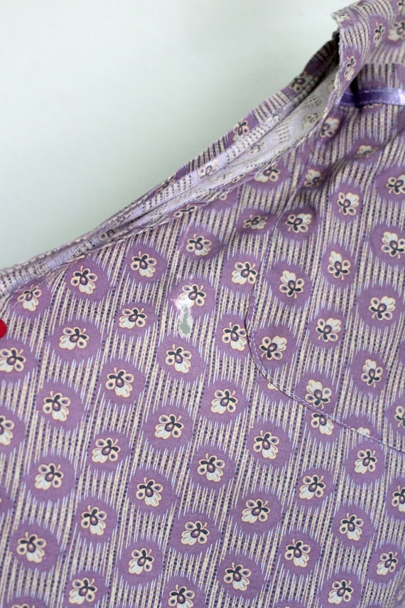 Purple Apron with flowers - Gardening or Kitchen … - image 6