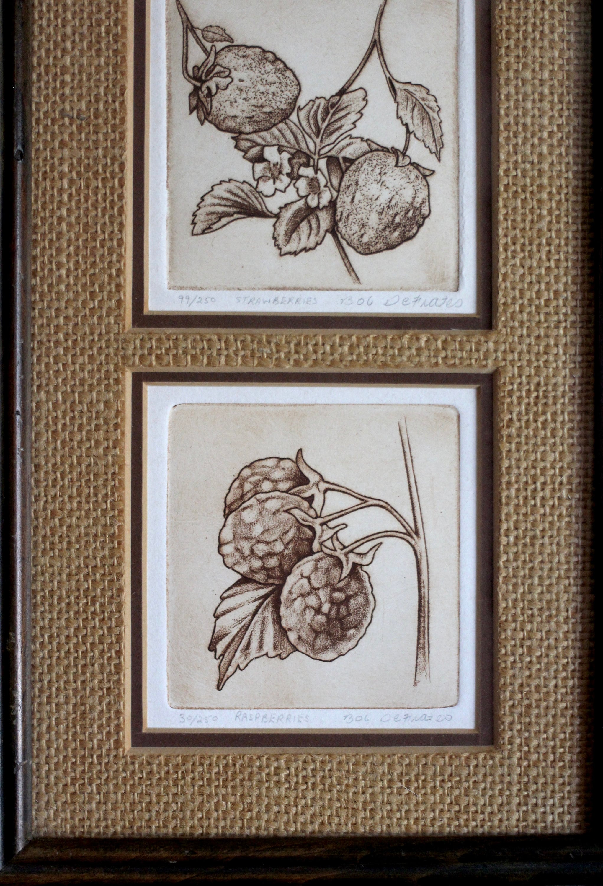 Berry Print - Raspberry Print - Strawberry Print - Bob Defrates ...