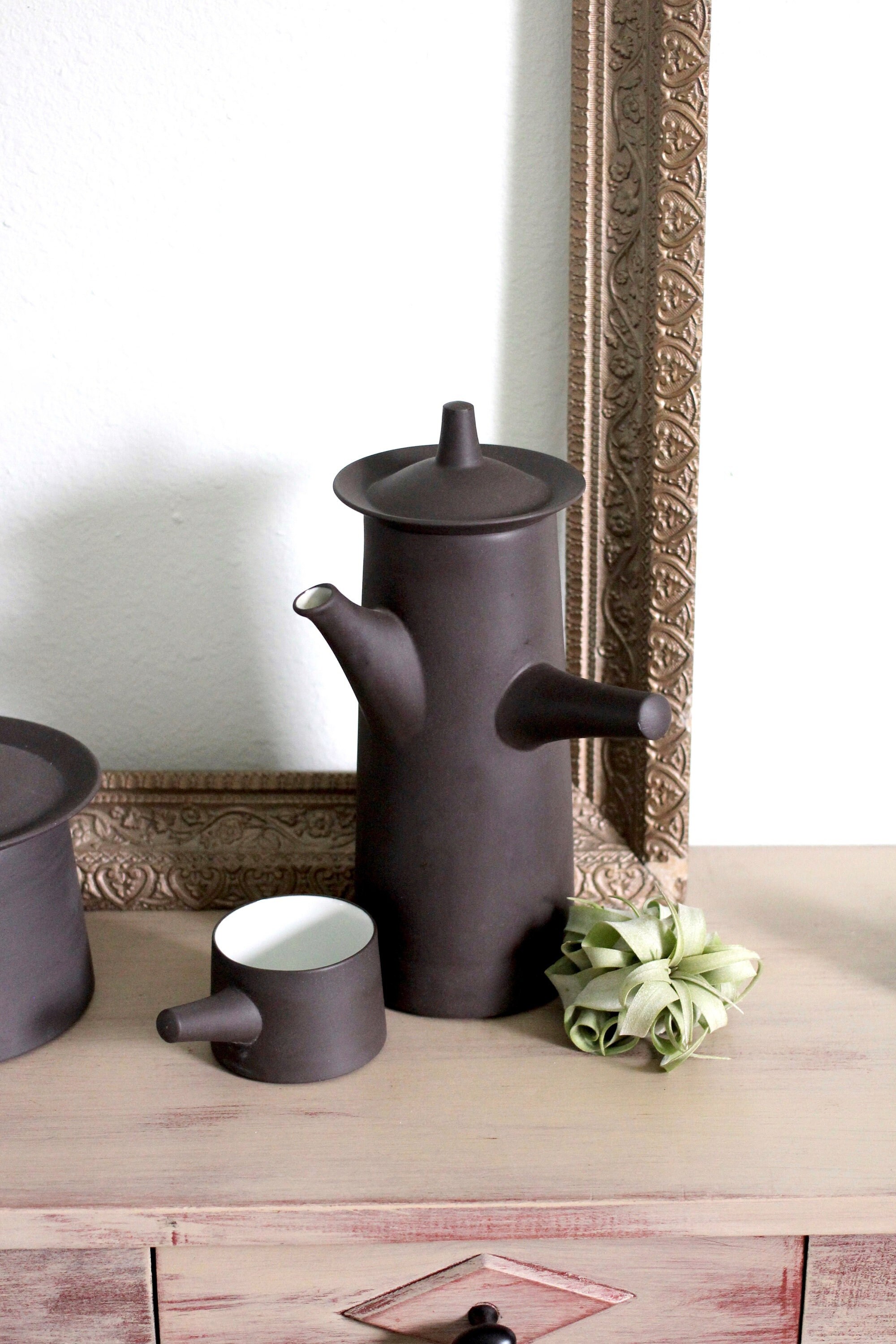 カタチ製作所　ボビン Mederu pot Two-tone smoky カタチ製作所 ボビン Mederu pot Two-tone smoky バレルシリーズ