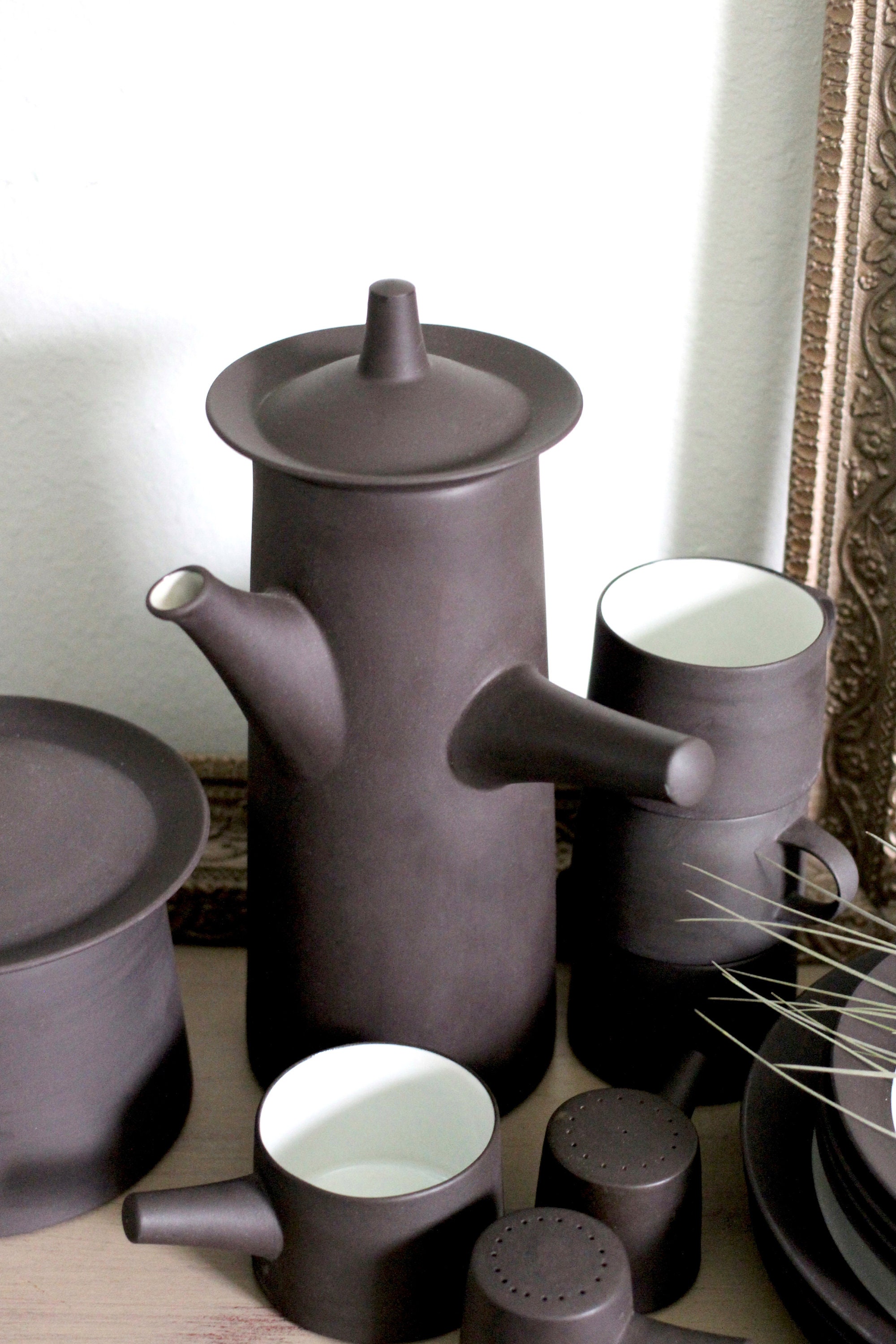 Rare Hot Chocolate Pot Designed by Jens Quistgaard for Dansk