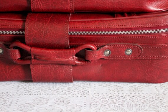 Set of 3 Red Suitcase - nesting suitcases - New V… - image 6