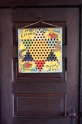 Hop Ching Chinese Checkers board - display board - cardboard sign - dragon - wall art - unique board - yellow - board only - gift