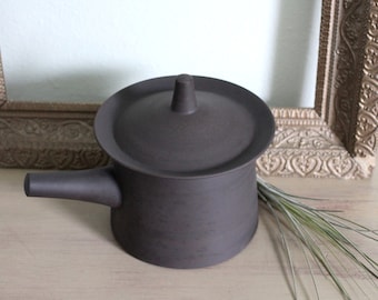 RARE Dansk Covered Casserole dish - Dansk Flamestone Smooth Brown - lidded casserole - lidded dish - casserole dish - serving dish - gift