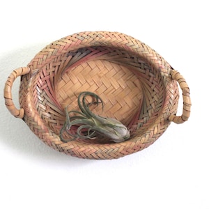 Pastel Basket -  oval basket - handled basket - Wall Basket - Pink Basket - Wall Set - kitchen - Basket Wall Set - Boho basket