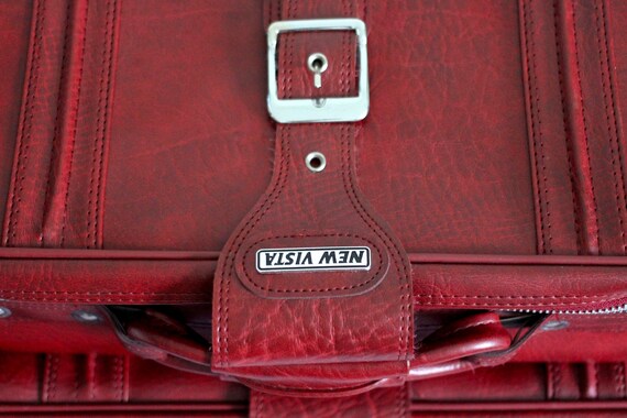 Set of 3 Red Suitcase - nesting suitcases - New V… - image 10