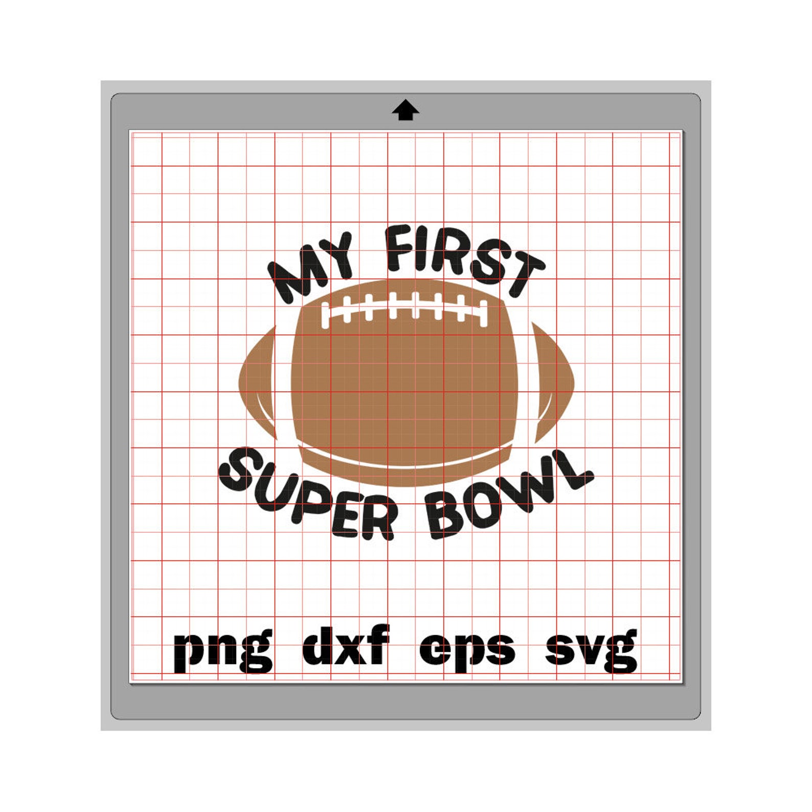 My First Superbowl SVG Super bowl SVG Baby Svg Cut File  Etsy