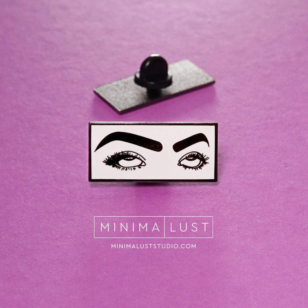 Big Mood - Forever Mood - Eye Roll Enamel Pin - Rolling Eyes - Annoyed ...