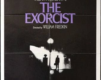 Der Exorzist | 1963 | Original US One Sheet Filmplakat | Mit Ellen Burstyn, Max Von Sydow, Lee J Cobb und Linda Blair