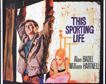 This Sporting Life 1963 Original UK One Sheet Poster Renato Fratini Kunst