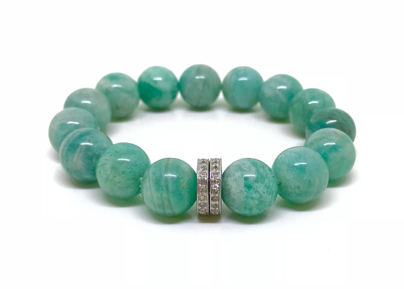 calming throat chakra bracelets aqua gemstone healing crystal yoga bracelet heart Amazonite healing bracelet virgo aquarians zodiac