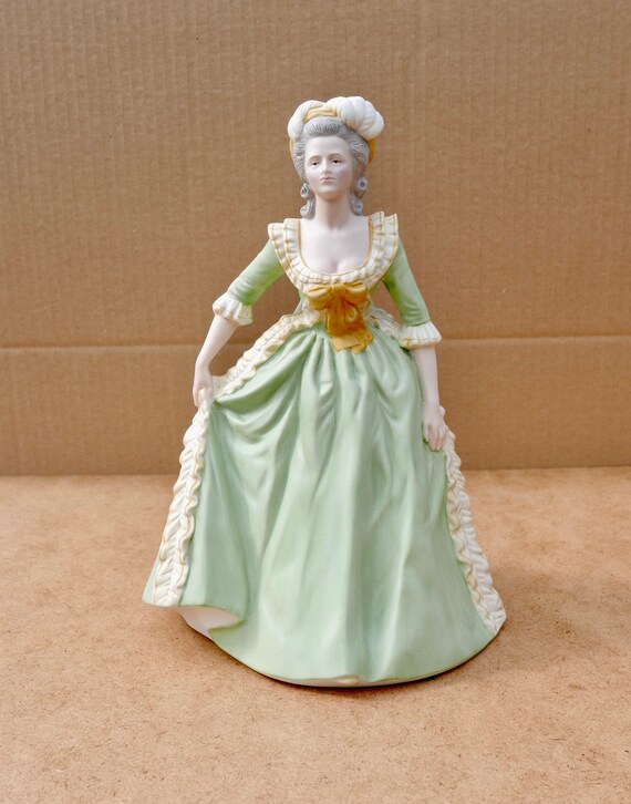 Figurine Vertunni 1950 – Marie Antoinette – 55mm – Plomb Peint – État D'origine