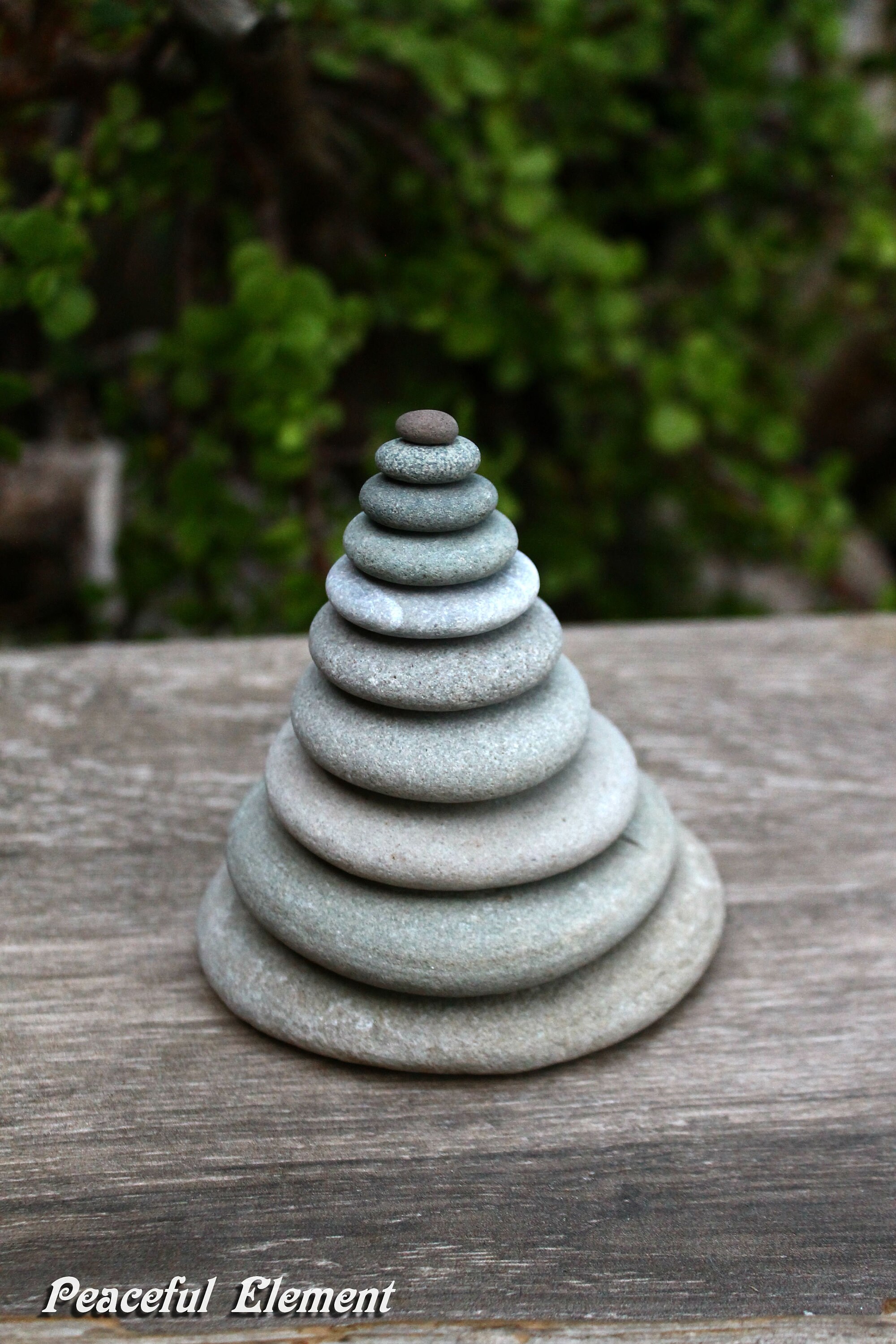 Zen art / zen garden / pebbles art / eco creation / natural Etsy