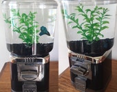 Repurposed Fish Tank Gumball Machine