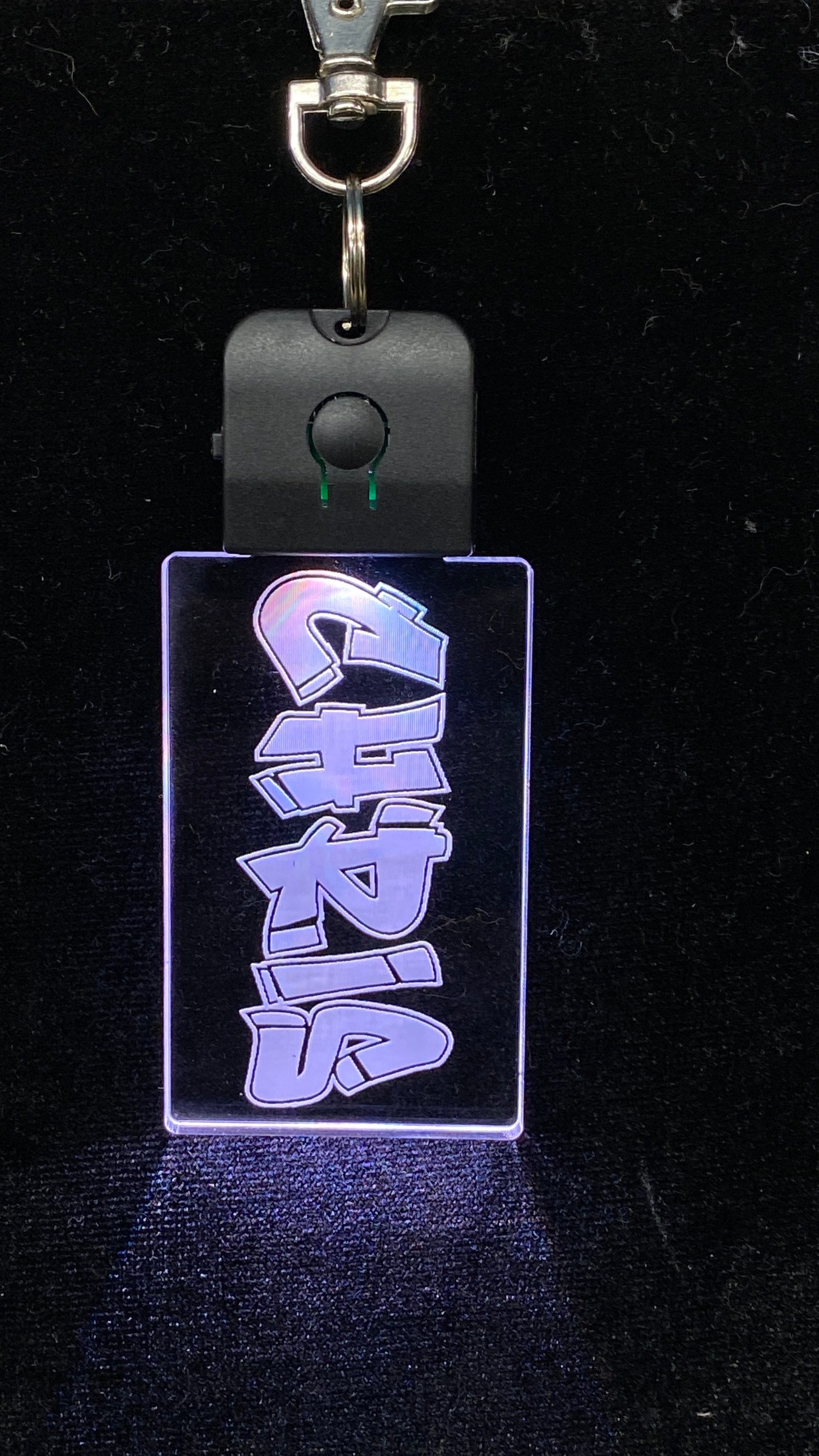 Personalized LED Light up Name Keychain USA Made Color Etsy
