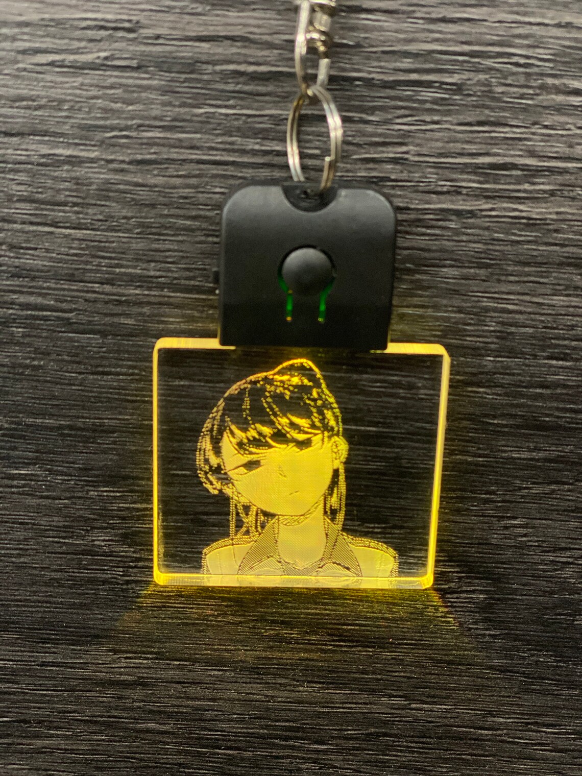 Komi Shouko Light up Keychain Made in USA Color Changing Etsy