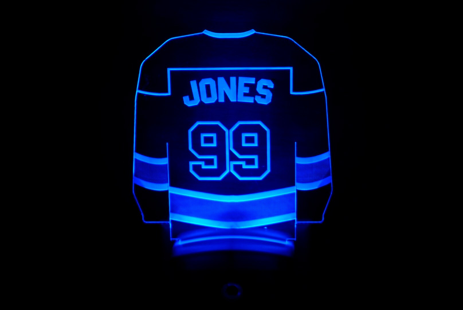 Personalized Hockey Jersey night light Colorchanging Etsy