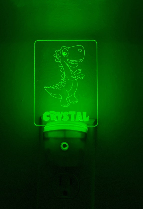 Personalized multi color changing Dinosaur night light Personalized multi color changing Dinosaur night light