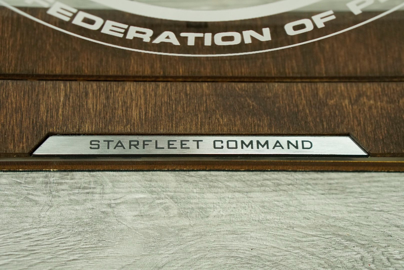 Starfleet Kommando Konföderation von Planeten Gebunden Leder Schlüsselring