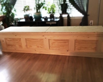 60 Inch Storage Bench | Etsy