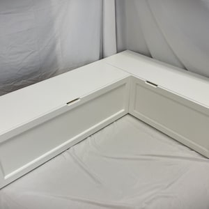 Modern-style Corner Bench Set / Dining Banquette Bench / Top-opening Storage Bench / Breakfast Nook Benches