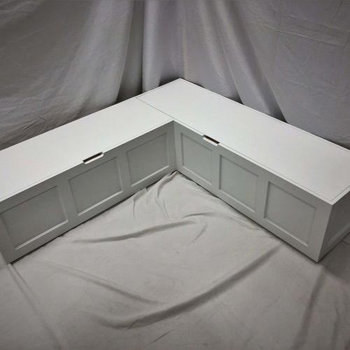 Shakerstyle Corner Bench Set / Dining Banquette Bench / Etsy