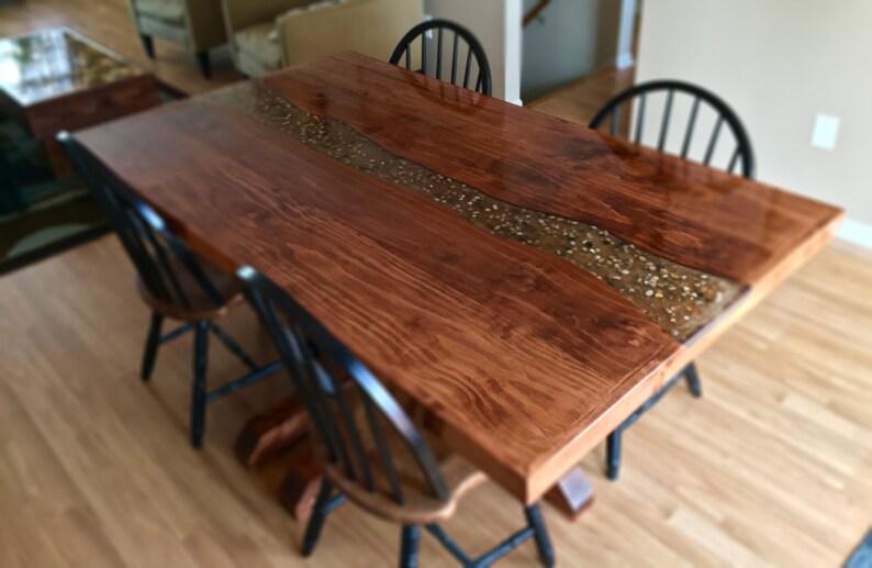 Glowing River Dining Table | Etsy