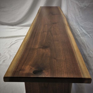 Nogal Live-edge Entryway Bench / Banco de almacenamiento de | Etsy