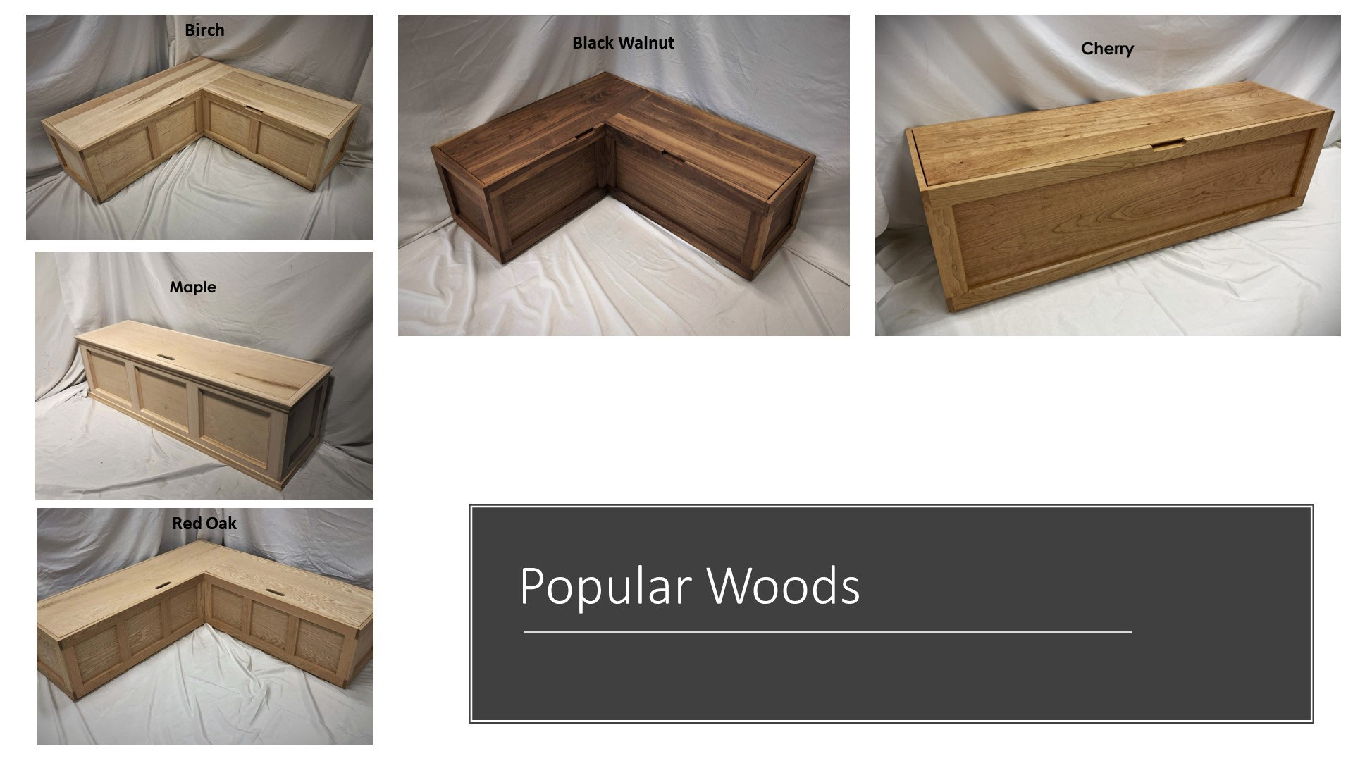 Modern-style Corner Bench Set / Dining Banquette Bench / Top-opening ...