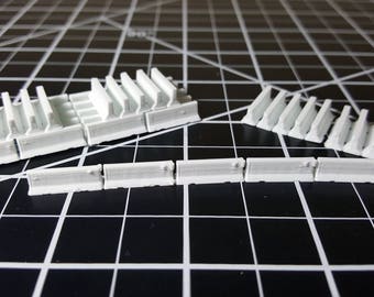 N Scale Jersey Barrier 45 Count
