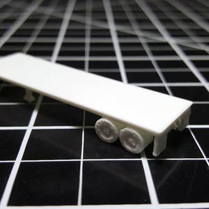 Kit de remolque de plataforma plana N Scale de 32'