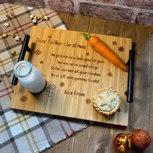 Personalised Christmas Eve Treats Board