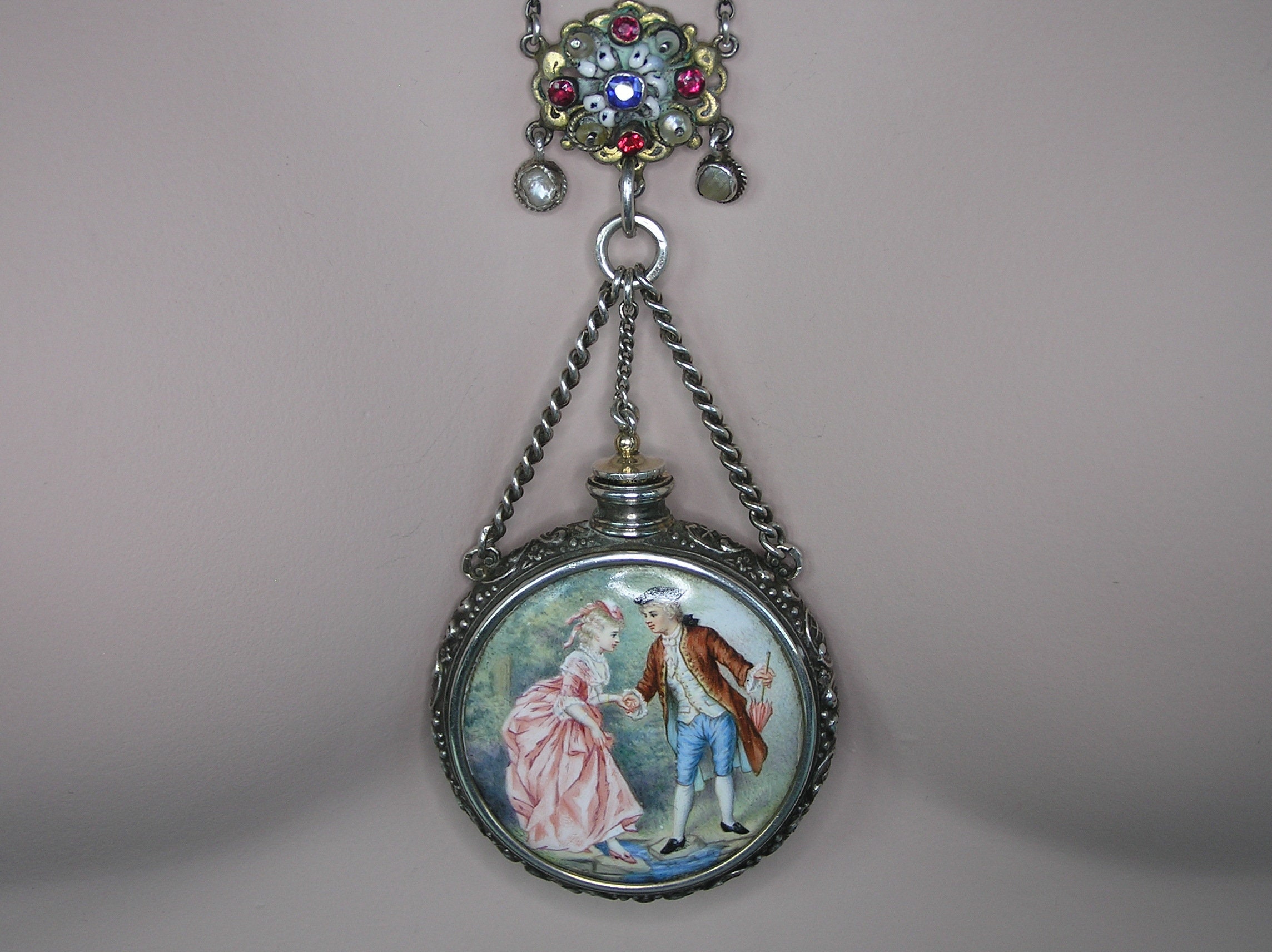 Victorian perfume necklace best sale