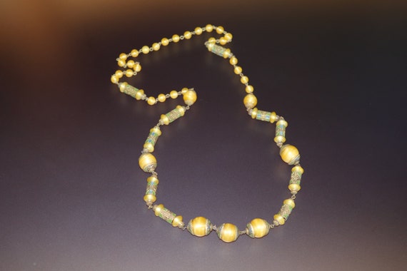 Art Deco Czech Neiger Egyptian Revival Necklace Art Deco Czech Neiger Egyptian Revival Necklace