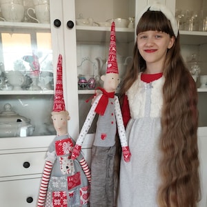 Big Christmas Gnome -  Gnome - for kids - sewing